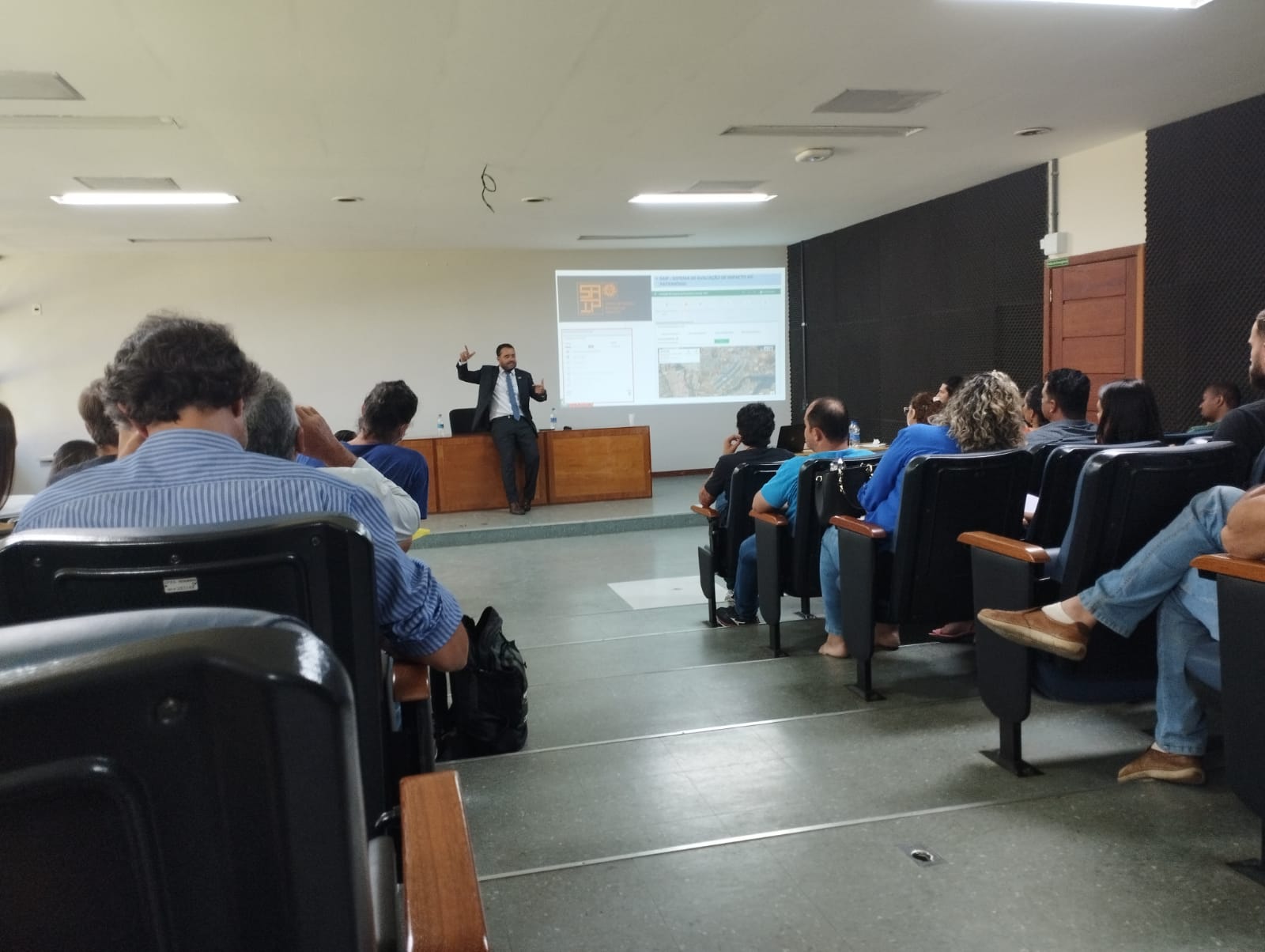 Participação da Secretaria Municipal de Meio Ambiente de São Domingos do Norte, na Palestra com o tema Licenciamento Ambiental & Preservação do Patrimônio Arqueológico.