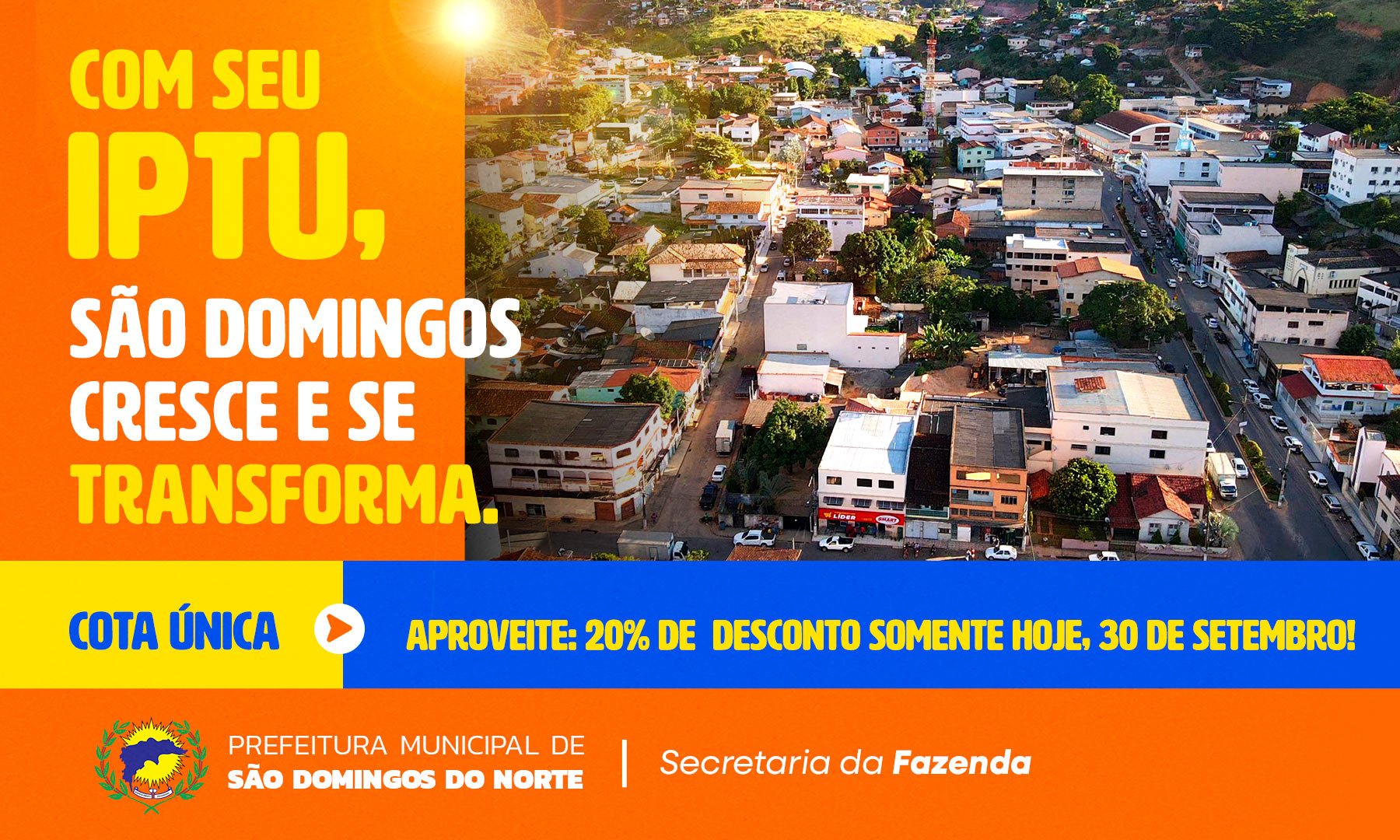 Com seu IPTU, São Domingos do Norte cresce e se transforma
