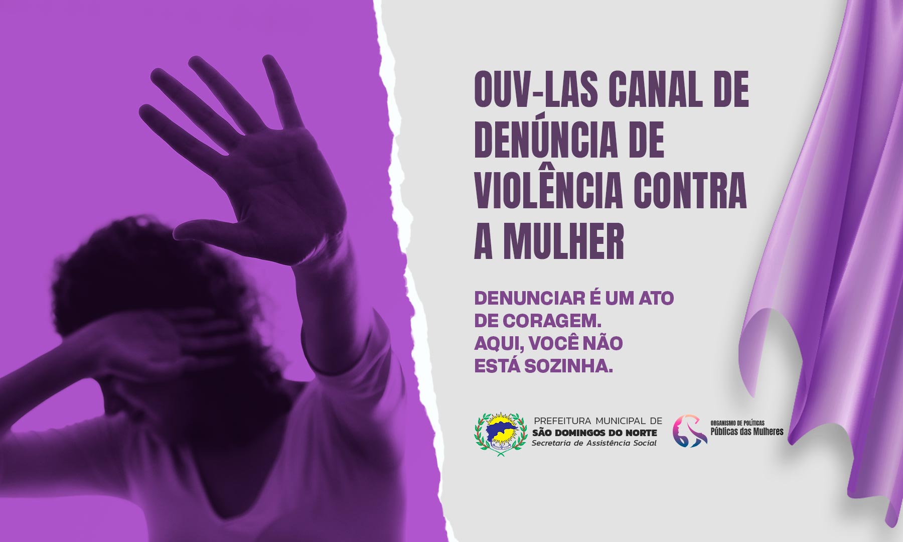 Conheça o OUV-LAS: novo canal de denúncias exclusivo para mulheres vítimas de violência