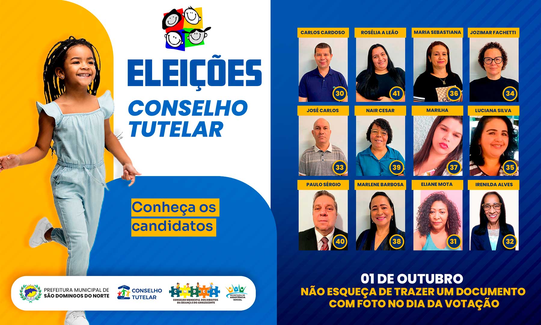 Conheça os Candidatos a Conselheiros Tutelares da Nossa Cidade!