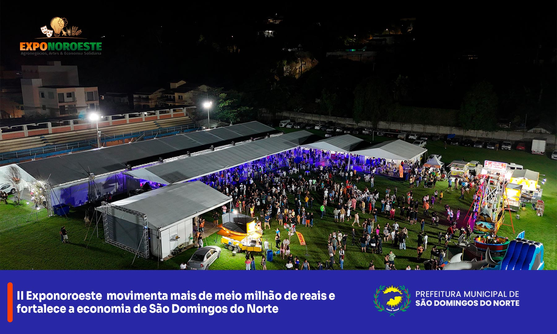 II Exponoroeste movimenta mais de meio milhão de reais e fortalece a economia de São Domingos do Norte