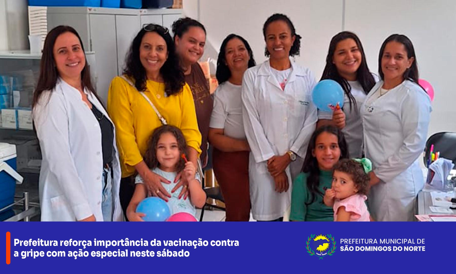 Prefeitura reforça importância da vacinação contra a gripe com ação especial neste sábado